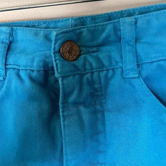 Vintage Jean St Tropez Blue Mini Skirt With Pockets Size 5 - Picture 3 of 7